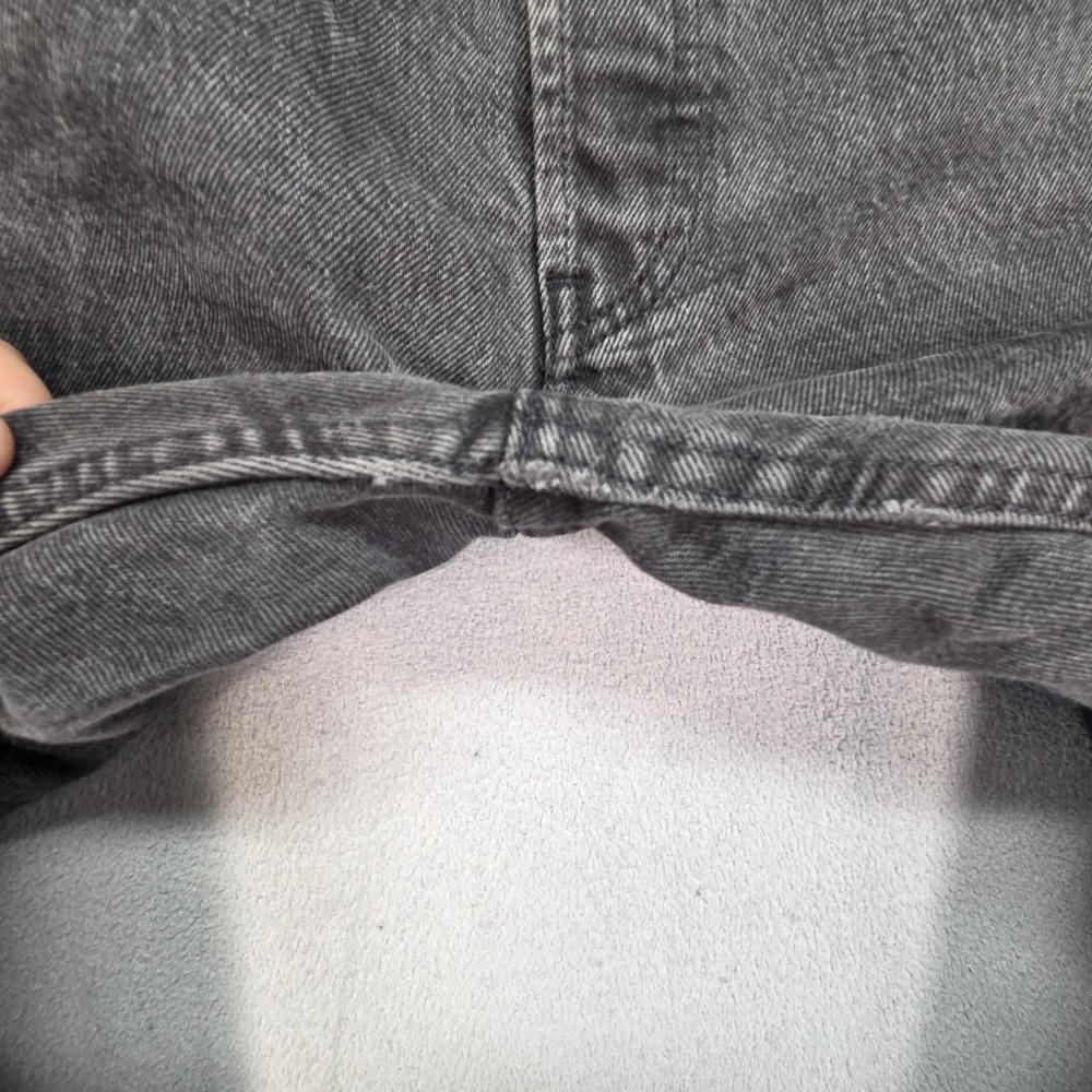 Vintage Levis 501 Jeans Mens Charcoal Straight Button Fly USA 90s Fits 38x27 - Picture 13 of 16
